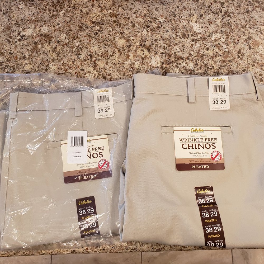 Men's Chinos 2 Pair (Cabela's Wrinkle Free)